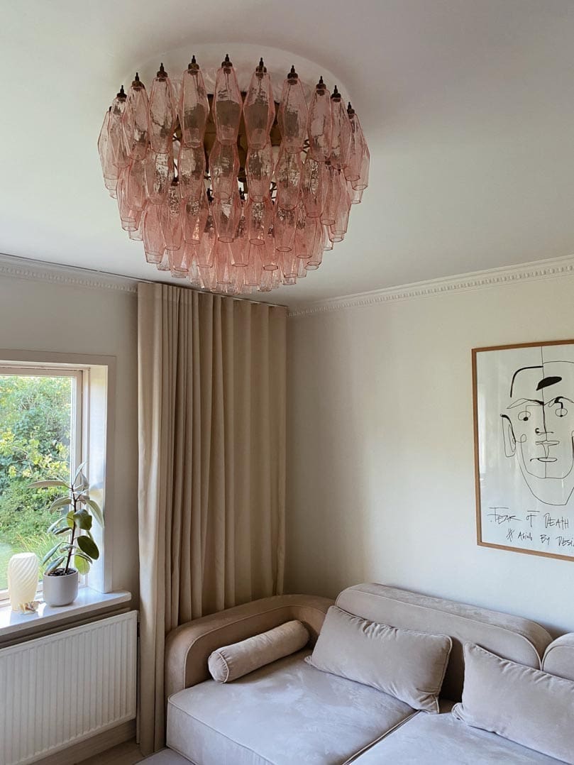 Murano Chandelier – Poliedri – 84 glasses - Zelno Lighting