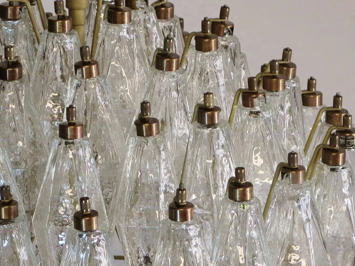 Murano Chandelier – Transparent - Zelno Lighting