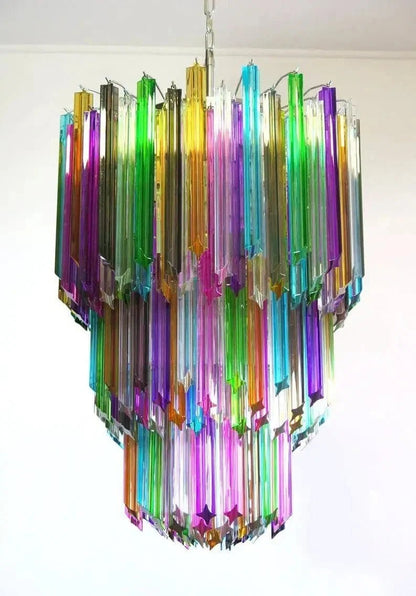 Murano Glass Chandelier – Multi - Zelno Lighting