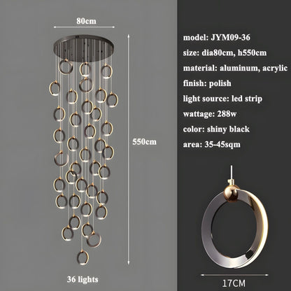 NEBULA Chandelier - Zelno Lighting