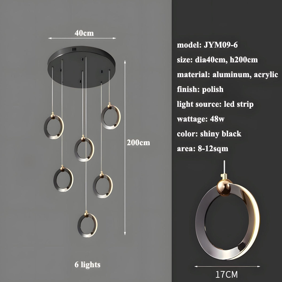 NEBULA Chandelier - Zelno Lighting
