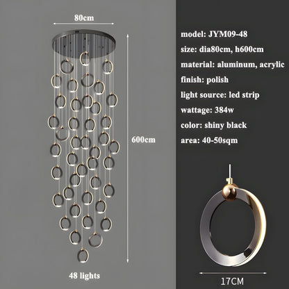 NEBULA Chandelier - Zelno Lighting