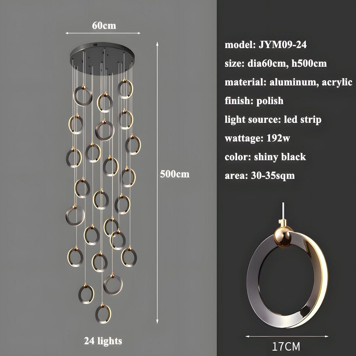 NEBULA Chandelier - Zelno Lighting