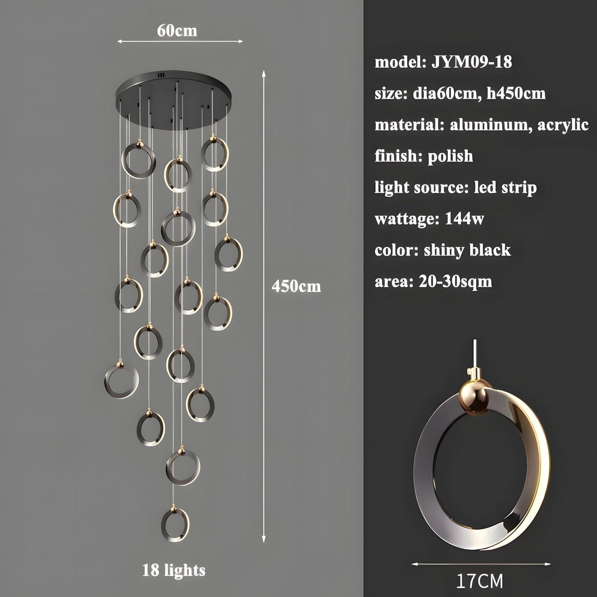 NEBULA Chandelier - Zelno Lighting