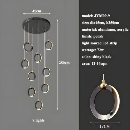 NEBULA Chandelier - Zelno Lighting