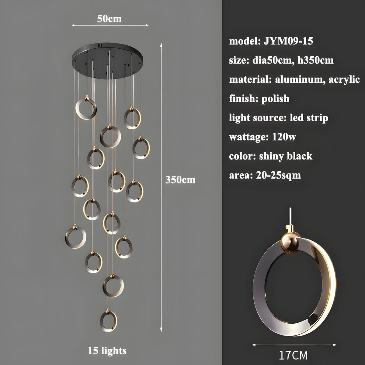 NEBULA Chandelier - Zelno Lighting