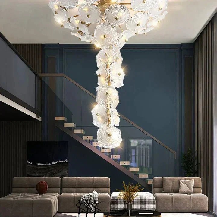 Nenufar Water Modern Chandelier - Zelno Lighting