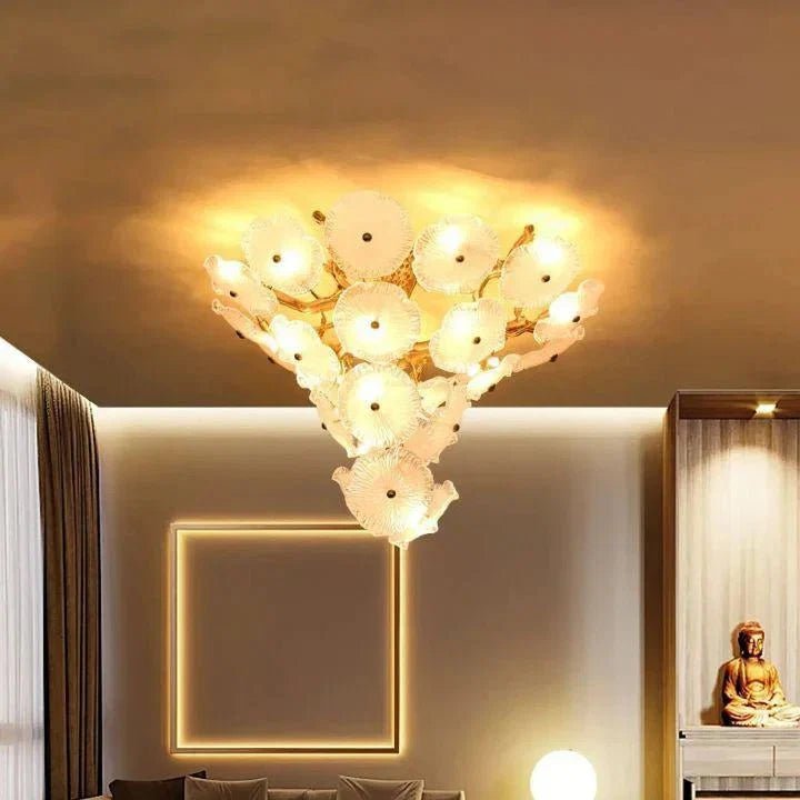 Nenufar Water Modern Chandelier - Zelno Lighting