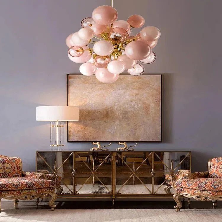 Neve Glass Bubble Chandelier - Zelno Lighting