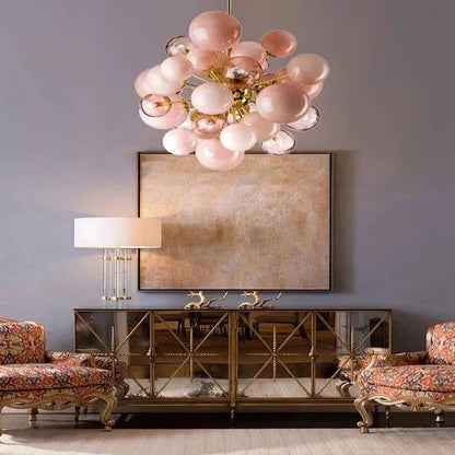 Neve Glass Bubble Chandelier - Zelno Lighting