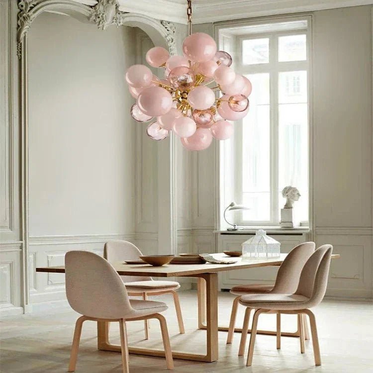 Neve Glass Bubble Chandelier - Zelno Lighting