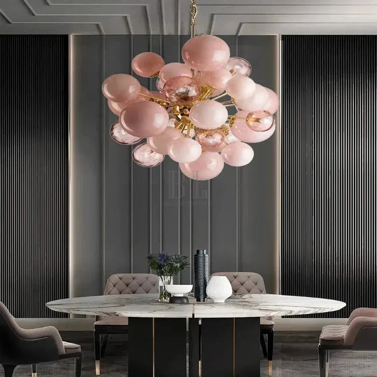 Neve Glass Bubble Chandelier - Zelno Lighting
