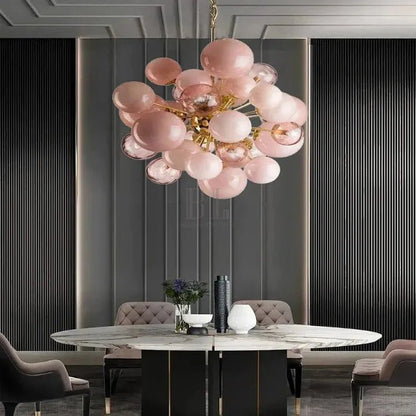 Neve Glass Bubble Chandelier - Zelno Lighting