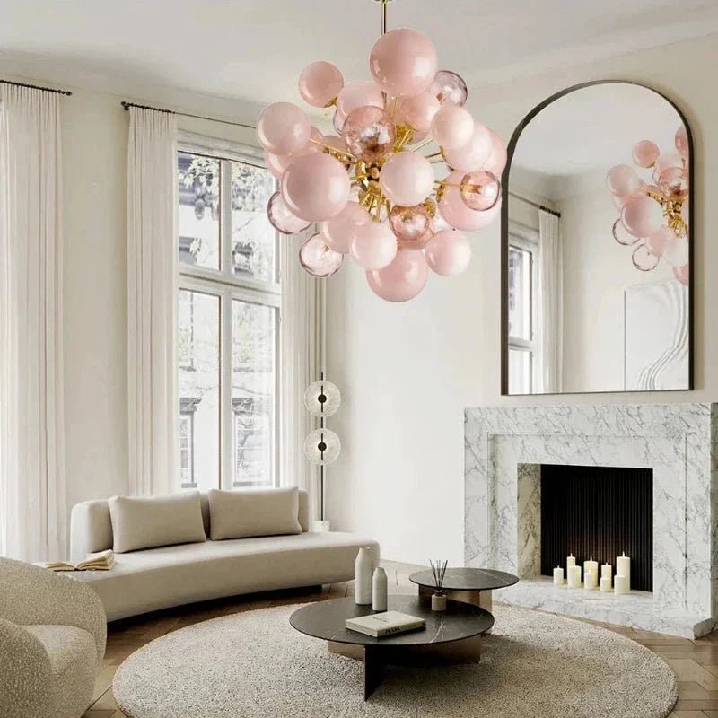 Neve Glass Bubble Chandelier - Zelno Lighting