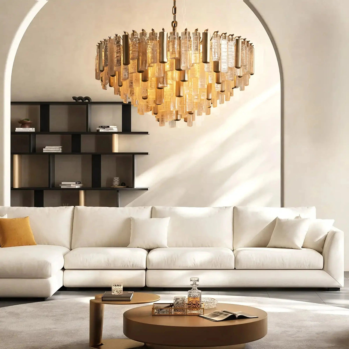 Neve Round Chandelier - Zelno