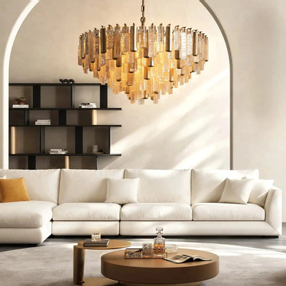 Neve Round Chandelier - Zelno