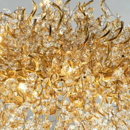 New Modern Light Luxury Branch Crystal Chandelier for Dining /Living Room - Zelno Lighting