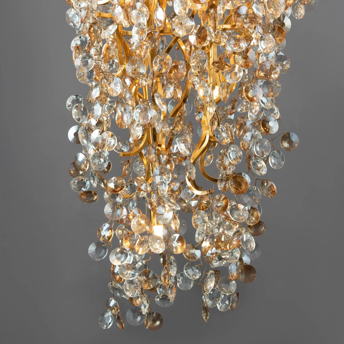 New Modern Light Luxury Branch Crystal Chandelier for Dining /Living Room - Zelno Lighting