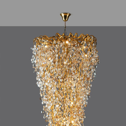New Modern Light Luxury Branch Crystal Chandelier for Dining /Living Room - Zelno Lighting
