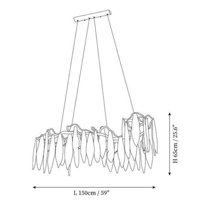 Niagara Branch Chandelier - Zelno Lighting
