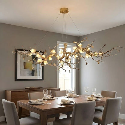 Noa Flower Branch Chandelier - Zelno Lighting
