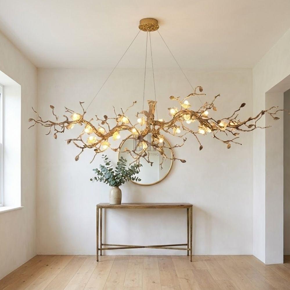 Noa Flower Branch Chandelier - Zelno Lighting
