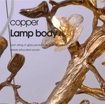 Noa Flower Branch Chandelier - Zelno Lighting