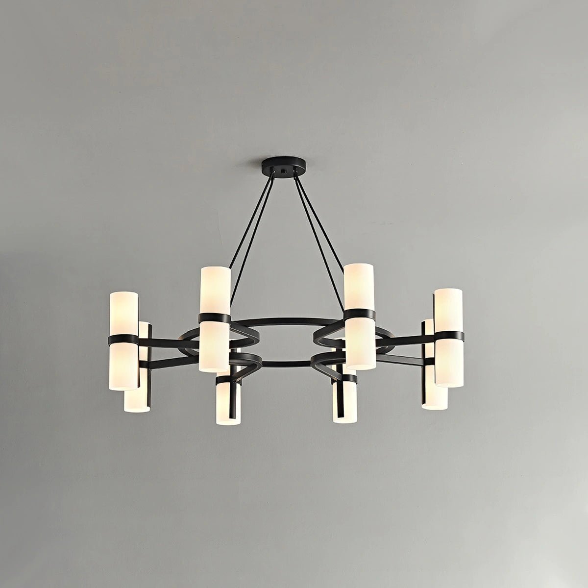Nordic Creative Multi-Headed Round Chandelier - Zelno