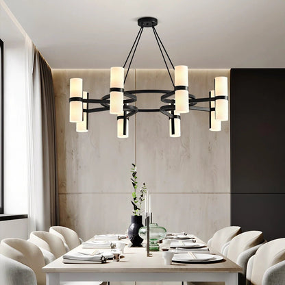 Nordic Creative Multi-Headed Round Chandelier - Zelno