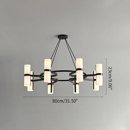 Nordic Creative Multi-Headed Round Chandelier - Zelno