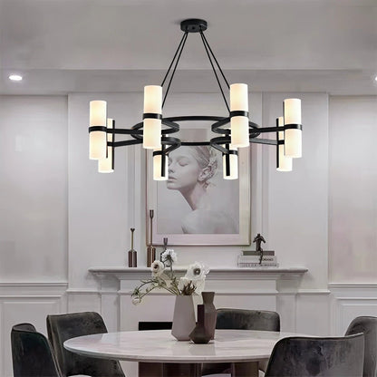 Nordic Creative Multi-Headed Round Chandelier - Zelno