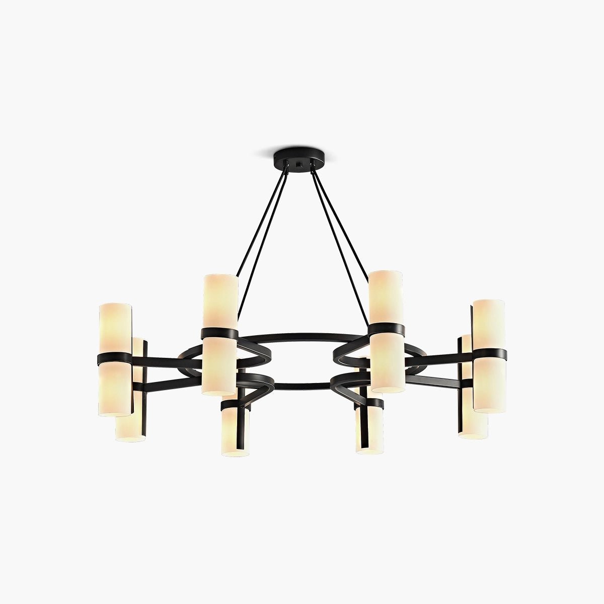 Nordic Creative Multi-Headed Round Chandelier - Zelno