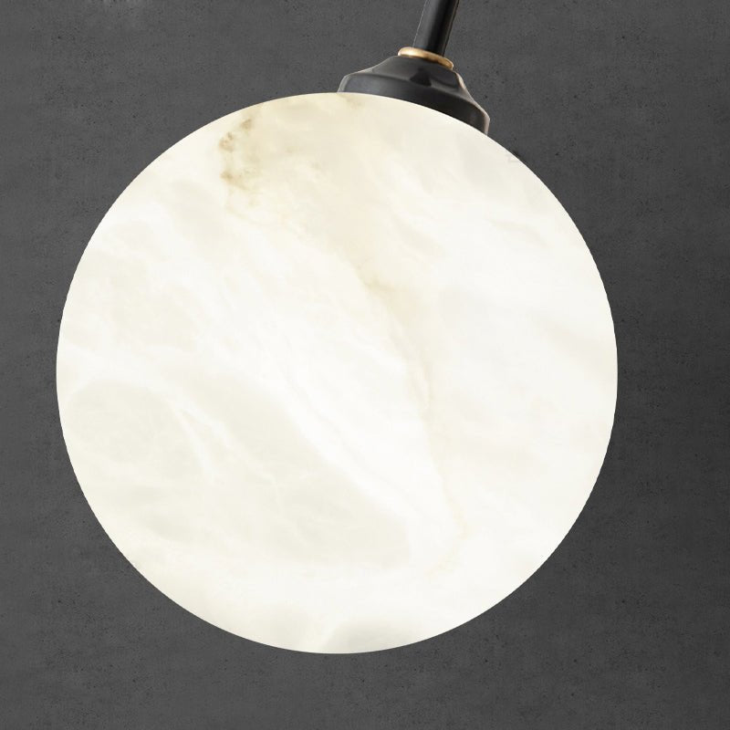 Nordic Postmodern Alabaster Arc Chandelier - Zelno Lighting