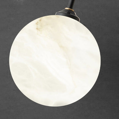Nordic Postmodern Alabaster Arc Chandelier - Zelno Lighting