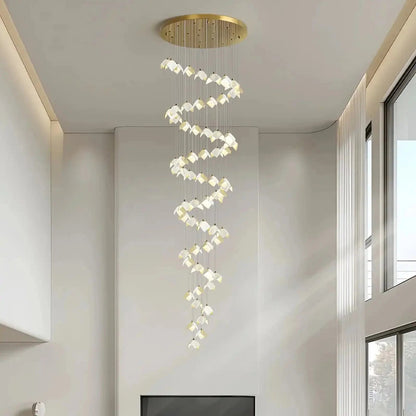 Orlani Bloom Cascade Stairs Chandelier - Zelno Lighting