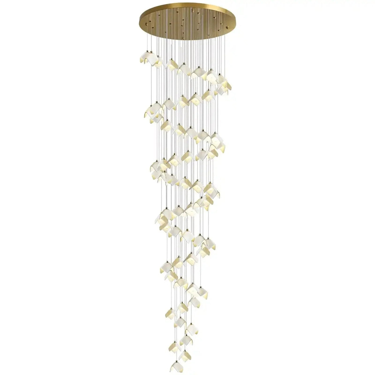 Orlani Bloom Cascade Stairs Chandelier - Zelno Lighting