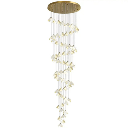 Orlani Bloom Cascade Stairs Chandelier - Zelno Lighting