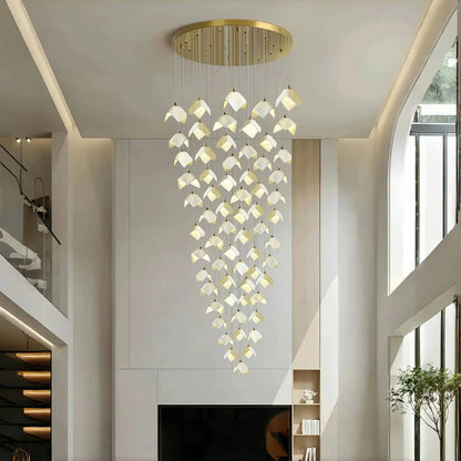 Orlani Bloom Cascade Stairs Chandelier - Zelno Lighting