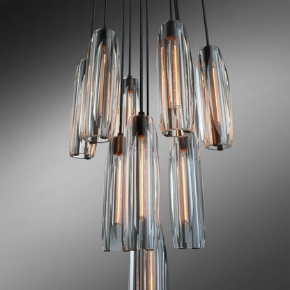 Osleride 10 Light Circular Chandelier - Zelno Lighting