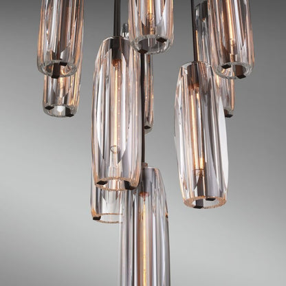 Osleride 10 Light Circular Chandelier - Zelno Lighting