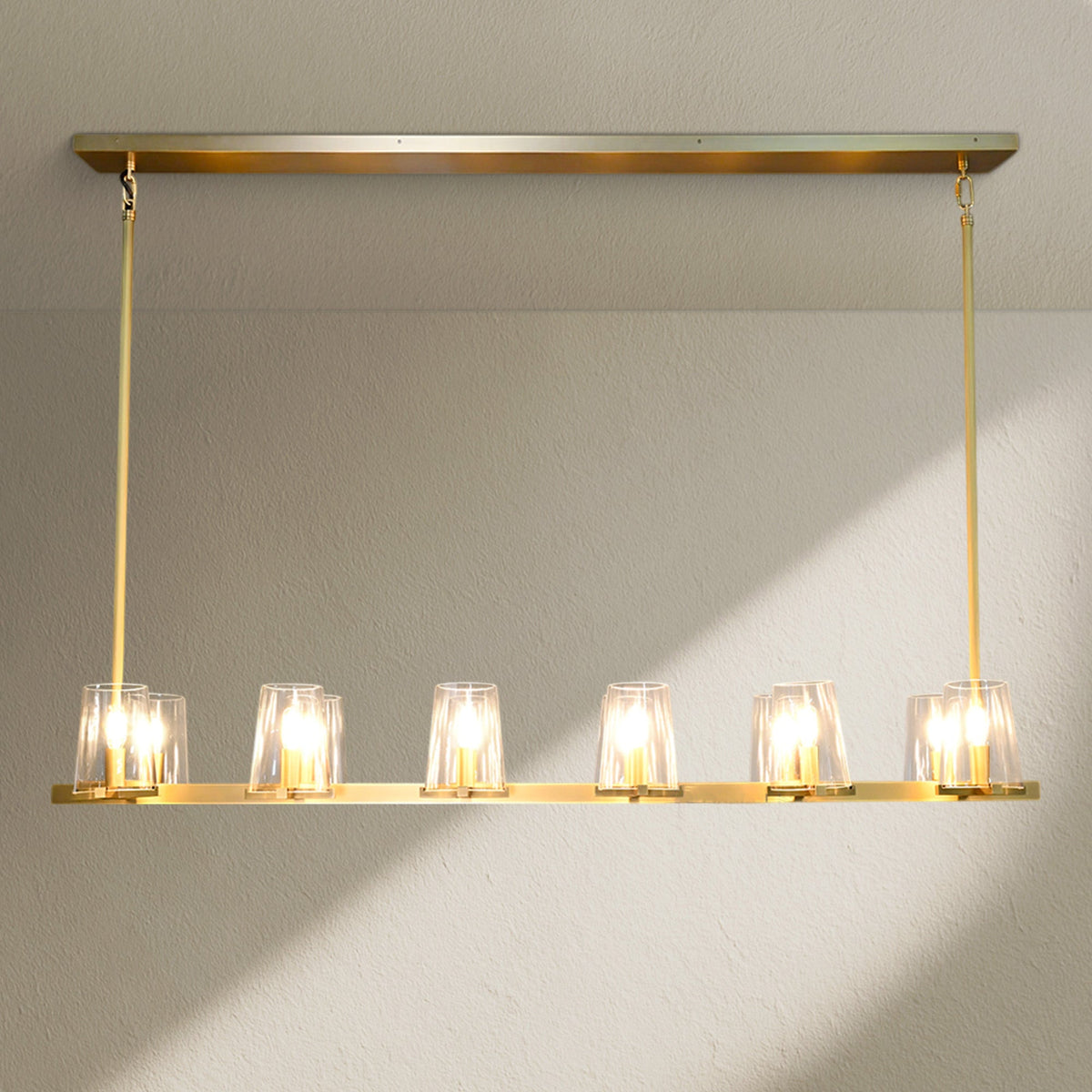 PAFZ Modern Linear Chandelier 49"60" - Zelno