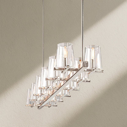 PAFZ Modern Linear Chandelier 49"60" - Zelno