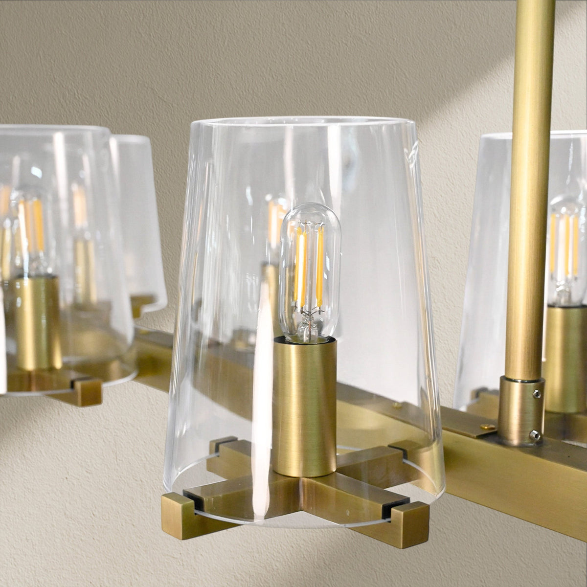 PAFZ Modern Linear Chandelier 49"60" - Zelno