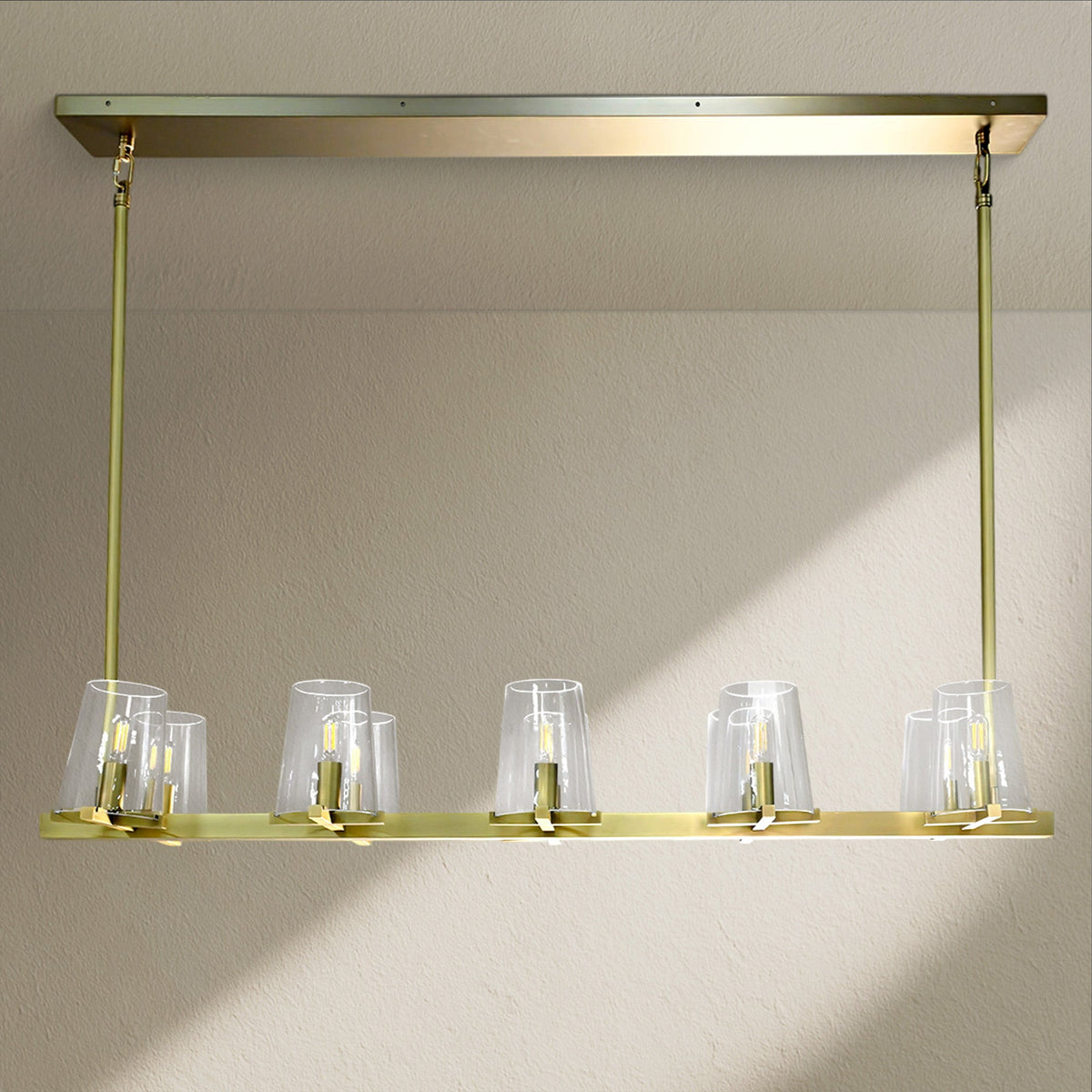 PAFZ Modern Linear Chandelier 49"60" - Zelno