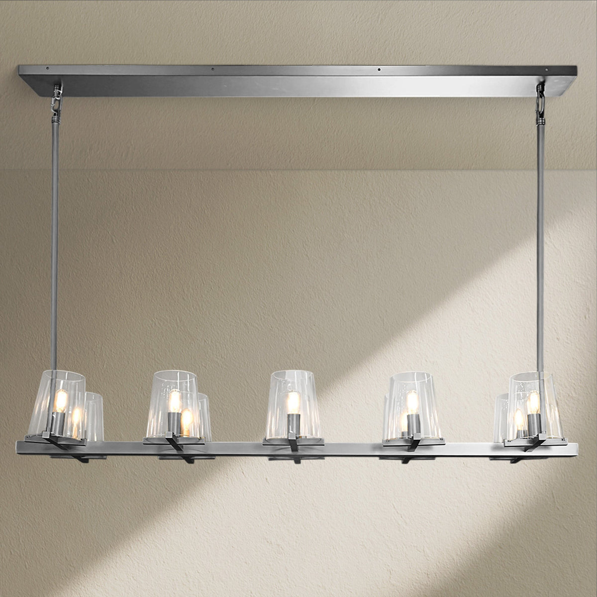 PAFZ Modern Linear Chandelier 49"60" - Zelno