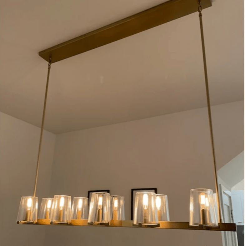 PAFZ Modern Linear Chandelier 49"60" - Zelno