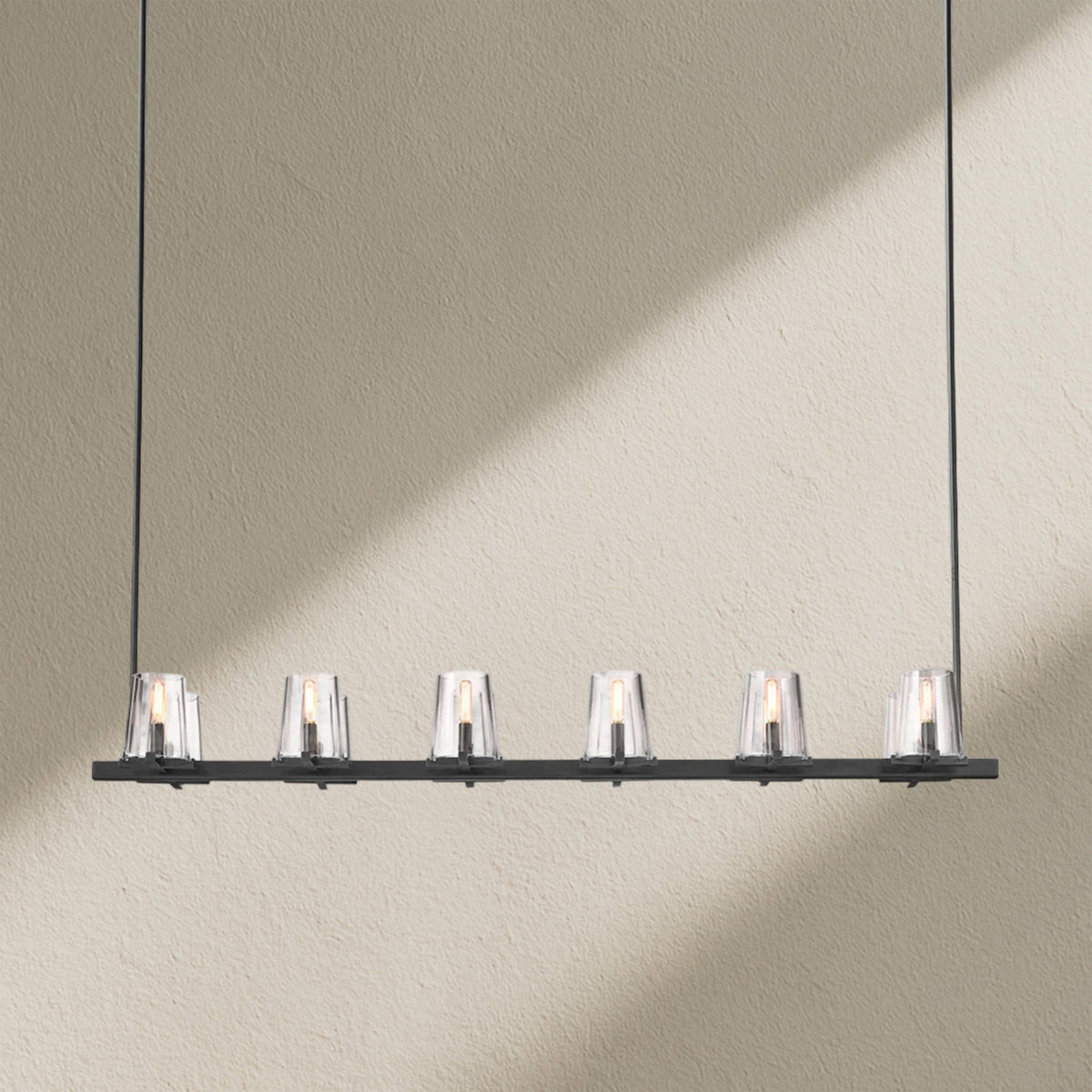 PAFZ Modern Linear Chandelier 49"60" - Zelno