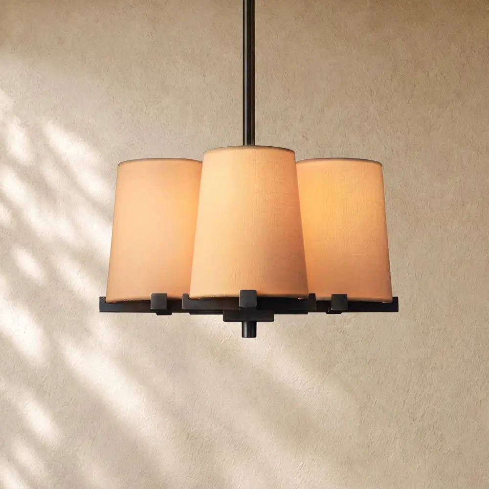 Pauillacia Fabric 4 Light Pendant Light - Zelno