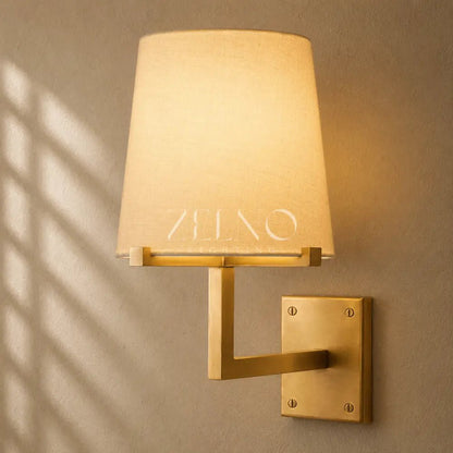 Pauillacia Fabric Shade Grand Sconce - Zelno