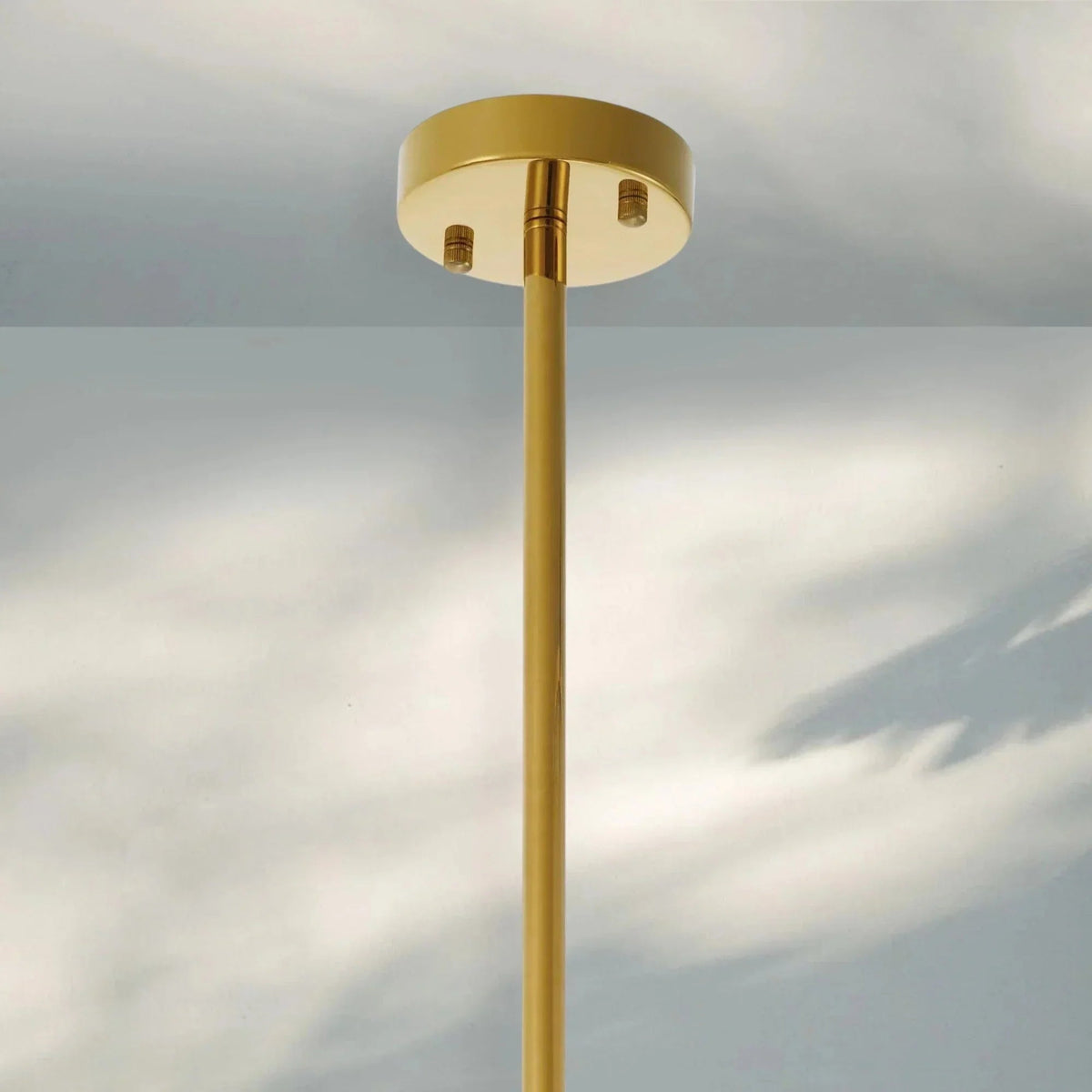 Pearl Alabaster Modern Round Chandelier - Zelno